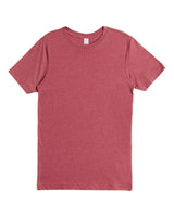 Lane Seven Unisex Deluxe CVC Tee. LS15000CVC - Burgundy Heather