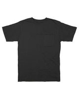 Berne Apparel Men's Heavyweight Pocket T-Shirt. BSM16 - Black