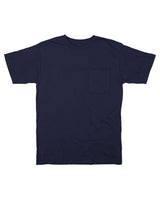 Berne Apparel Men's Heavyweight Pocket T-Shirt. BSM16 - Navy