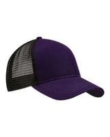 econscious Eco Trucker Cap. EC7070 - Beetroot/ Black