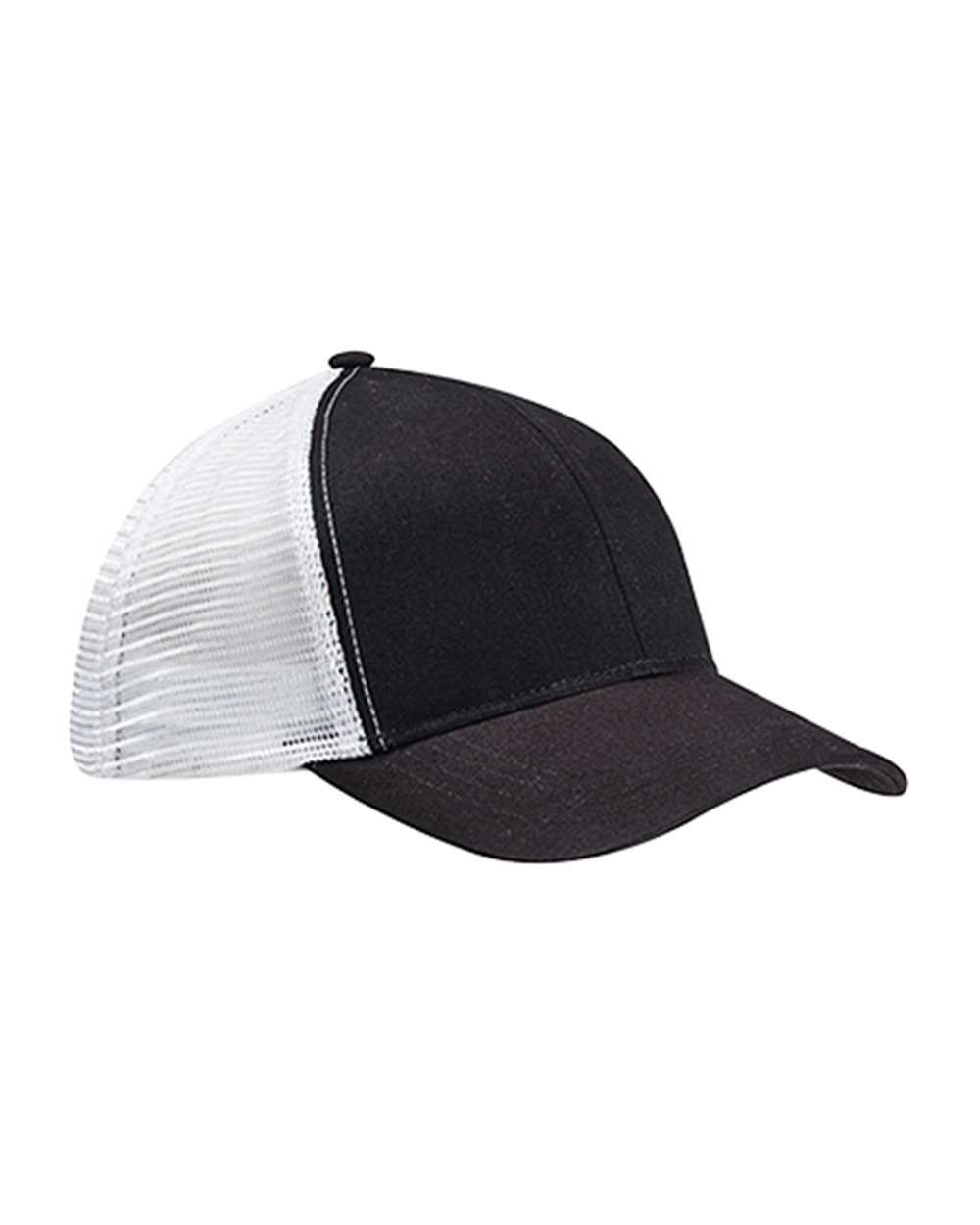 econscious Eco Trucker Cap. EC7070 - Black/ White