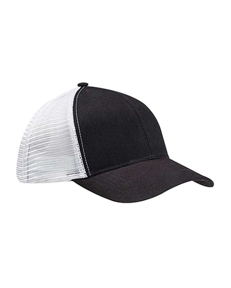 econscious Eco Trucker Cap. EC7070 - Black/ White