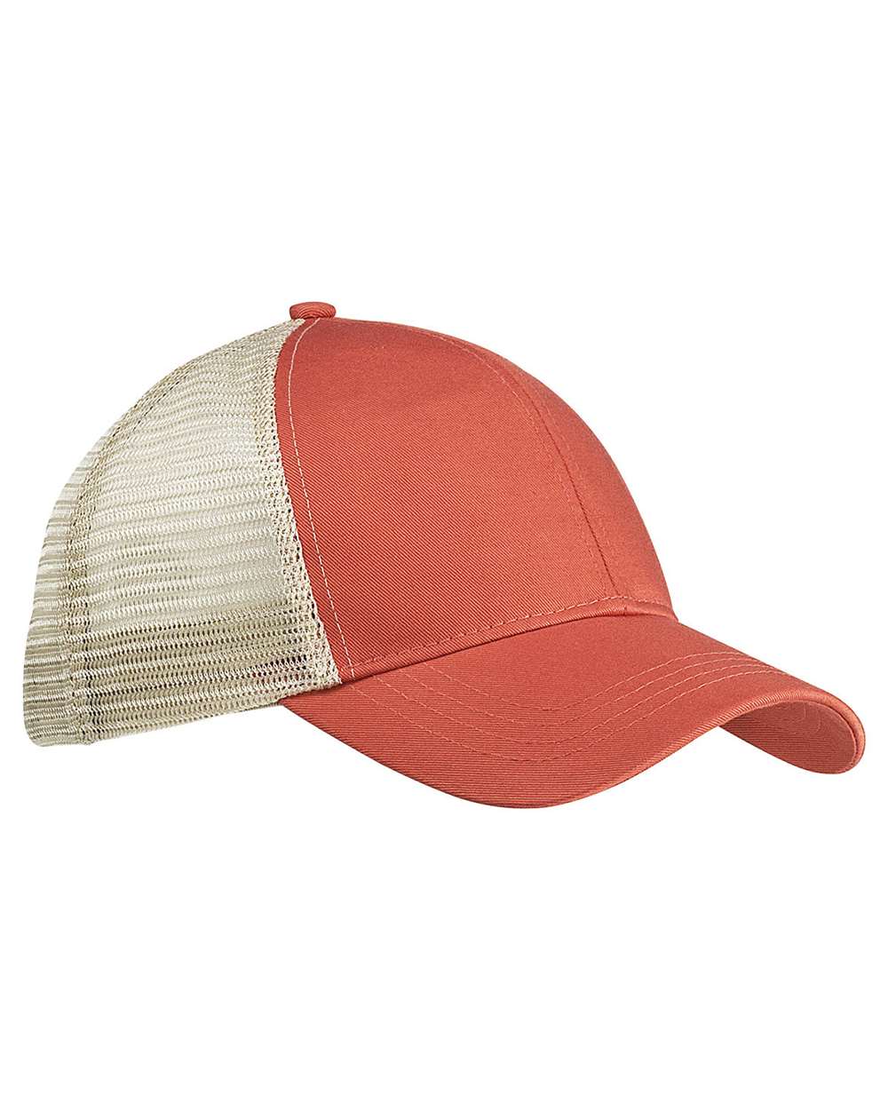 econscious Eco Trucker Cap. EC7070 - Orange Poppy/ Oyster