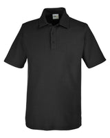 CORE365 Men's Tall Fusion ChromaSoft™ Pique Polo. CE112T - Black