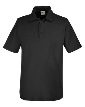 CORE365 Men's Tall Fusion ChromaSoft™ Pique Polo. CE112T - Black