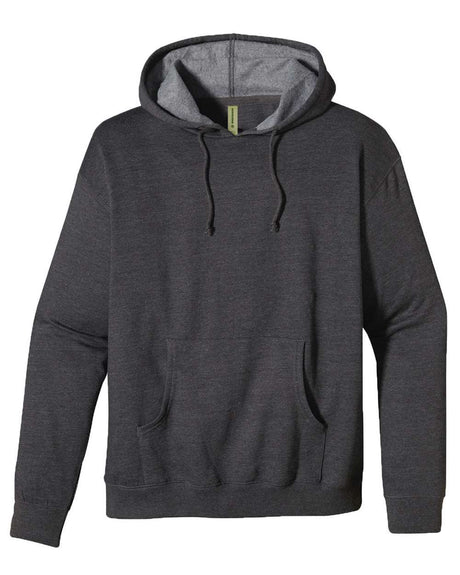 econscious Unisex Heathered Hooded Sweatshirt. EC5570 - Charcoal