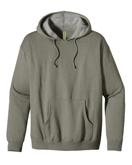 econscious Unisex Heathered Hooded Sweatshirt. EC5570 - Military Green