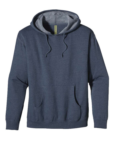 econscious Unisex Heathered Hooded Sweatshirt. EC5570 - Water