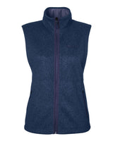 Marmot Women's Drop Line Fleece Vest. M16251 - Arctic Navy Heather