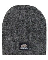 Berne Apparel Heritage Knit Beanie. H149 - Black/ White