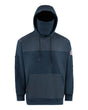 Bulwark Men's Flame-Resistant Fleece Hooded Sweatshirt. SMM4 - Navy