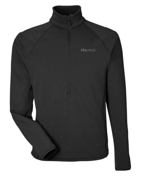 Marmot Men's Leconte Half-Zip Pullover. M15381 - Black