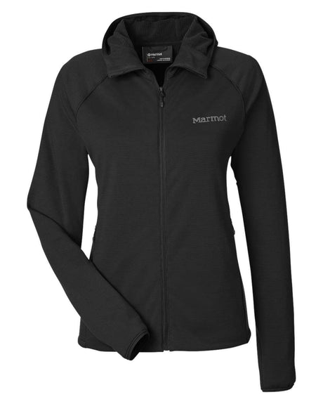 Marmot Women's Leconte Full Zip Hooded Jacket. M15393 - Black
