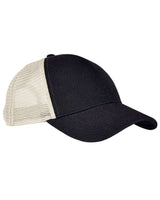 econscious Structured Hemp Trucker Cap. EC7093 - Black/ Oyster