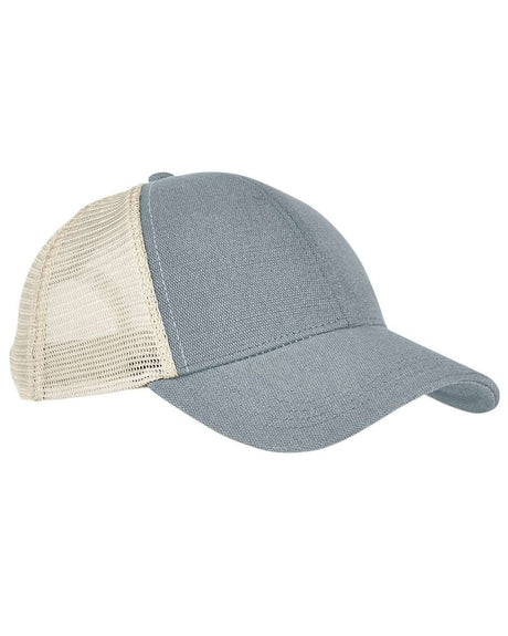 econscious Structured Hemp Trucker Cap. EC7093 - Charcoal/ Oyster