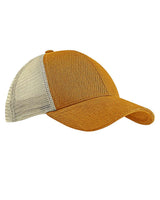 econscious Structured Hemp Trucker Cap. EC7093 - Old Gold/ Oyster