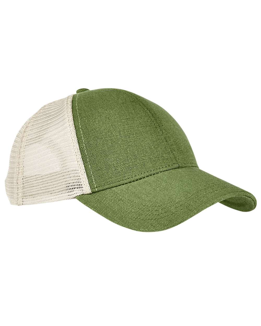 econscious Structured Hemp Trucker Cap. EC7093 - Olive/ Oyster