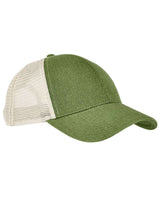 econscious Structured Hemp Trucker Cap. EC7093 - Olive/ Oyster