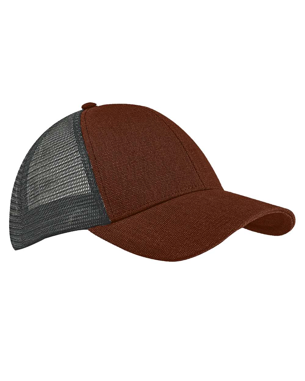 econscious Structured Hemp Trucker Cap. EC7093 - Sienna/ Black