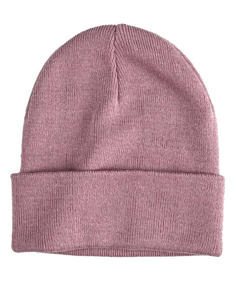 econscious Base Camp Beanie. EC7045 - Cosmic Pink