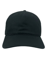 econscious Unstructured Five-Panel Baseball Cap. EC7087 - Black