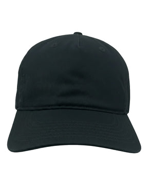 econscious Unstructured Five-Panel Baseball Cap. EC7087 - Black