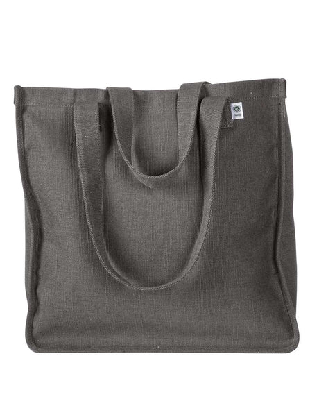 econscious Hemp Market Tote. EC8015 - Charcoal