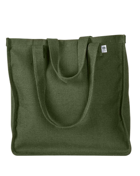 econscious Hemp Market Tote. EC8015 - Olive