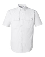 HUK Men's Creekbed Short Sleeve Shirt. H150183 - White