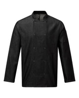Artisan Collection by Reprime Unisex Denim Chef's Jacket. RP660 - Black Denim