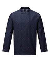 Artisan Collection by Reprime Unisex Denim Chef's Jacket. RP660 - Denim Blue