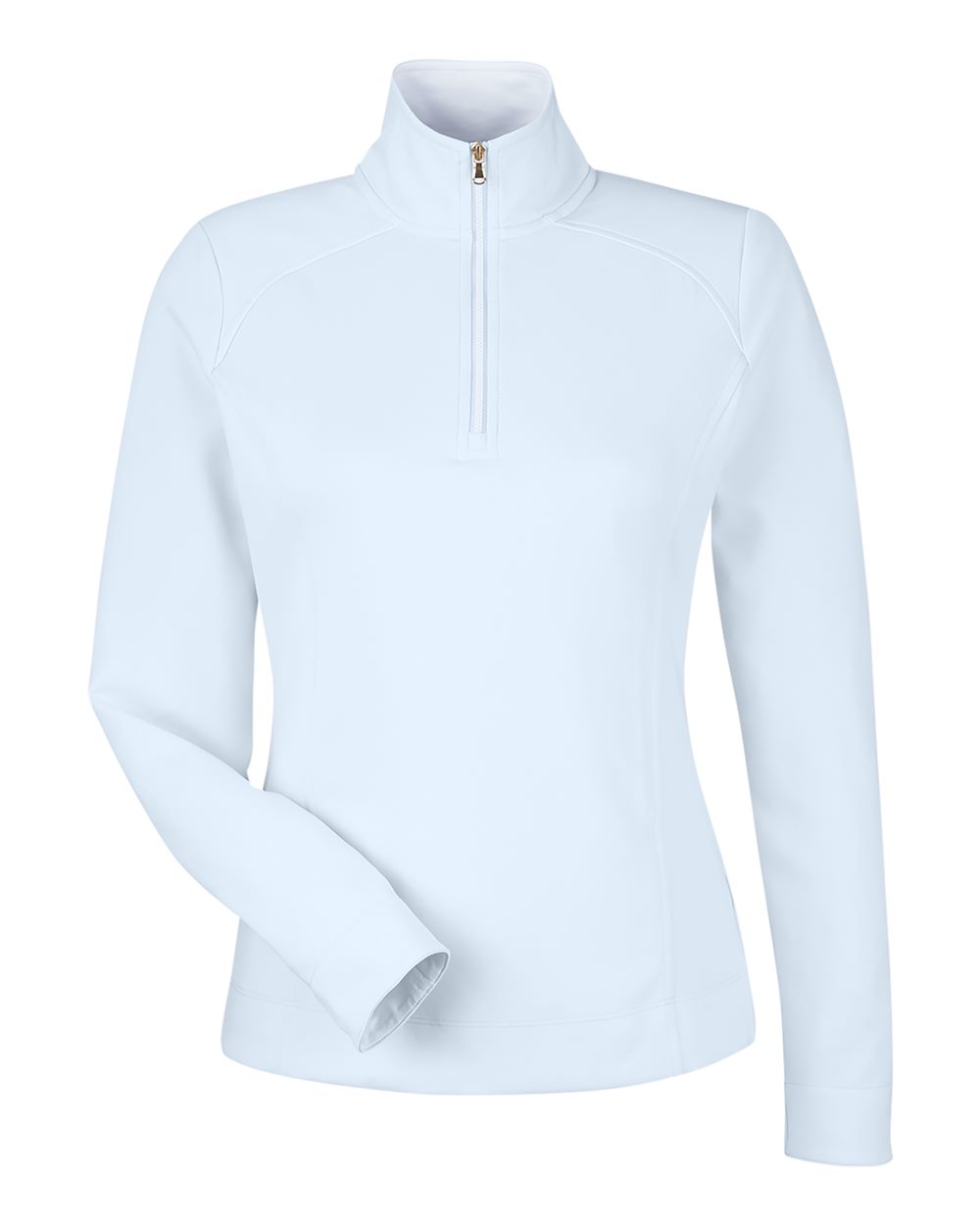 Fairway & Greene Women's Wells Tech Quarter-Zip Pullover. F12250 - Dream/ White