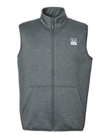 HUK Men's Coldfront+ Vest. H130099 - Volcanic Ash Heather