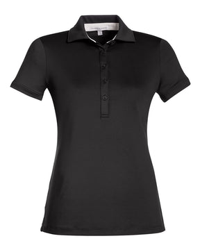 Fairway & Greene Women's Claire Tech Polo. M32232 - Black