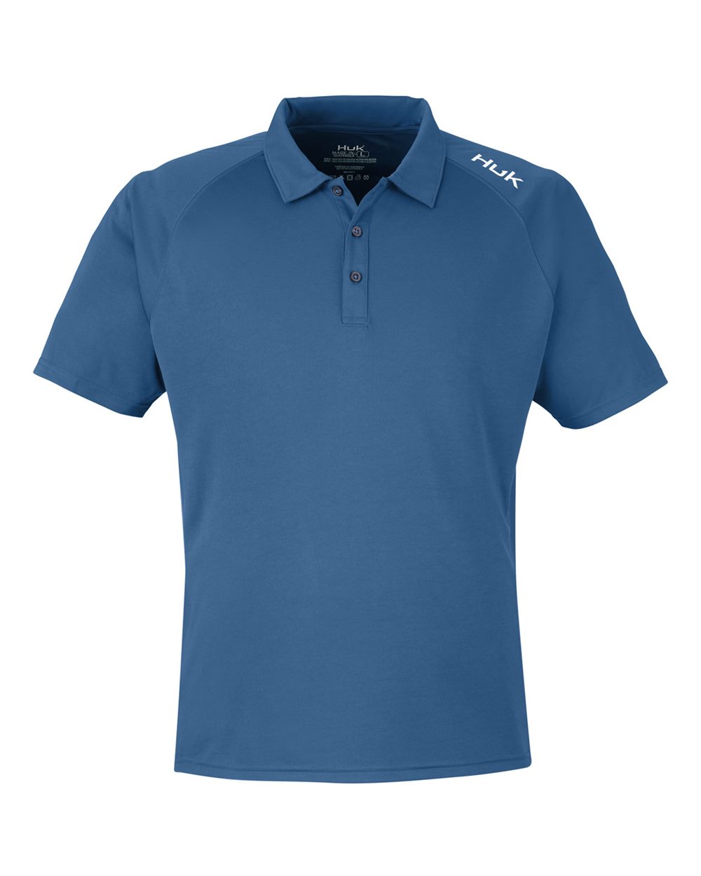 HUK Men's LoPro Solid Performance Polo. H12L005 - Sargasso Sea