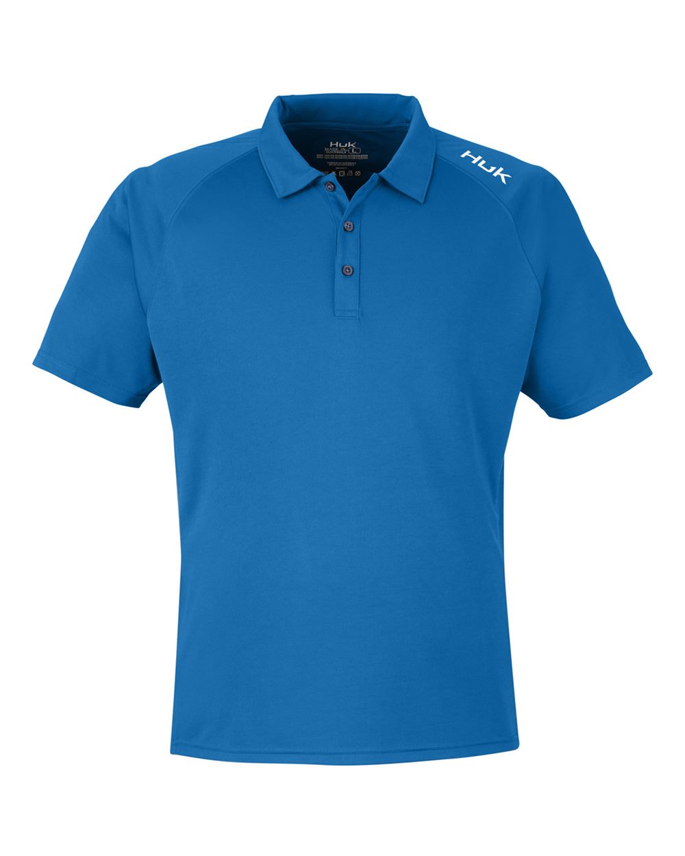 HUK Men's LoPro Solid Performance Polo. H12L005 - Set Sail