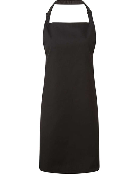 Artisan Collection by Reprime Recycled Bib Apron. RP150 - Black