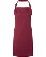 Artisan Collection by Reprime Recycled Bib Apron. RP150 - Burgundy