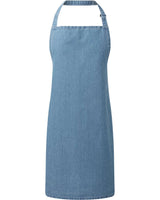 Artisan Collection by Reprime Recycled Bib Apron. RP150 - Denim Blue