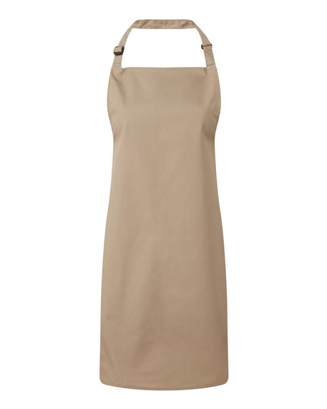 Artisan Collection by Reprime Recycled Bib Apron. RP150 - Khaki