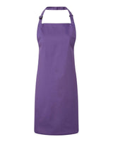 Artisan Collection by Reprime Recycled Bib Apron. RP150 - Purple