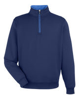 Fairway & Greene Men's Caves Tech Quarter-Zip Pullover. C11512 - Marine