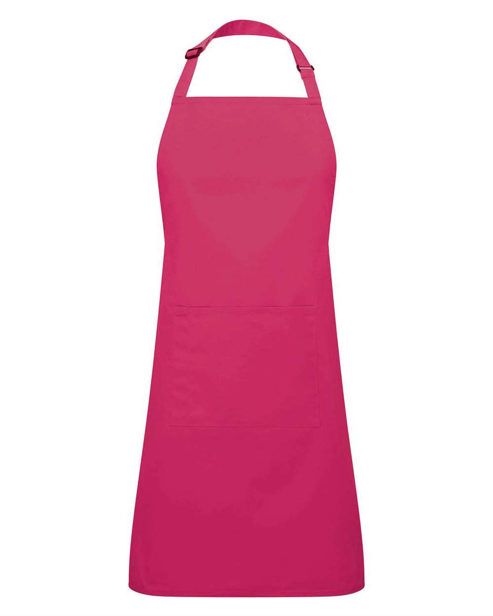 Artisan Collection by Reprime Recycled Pocket Bib Apron. RP154 - Hot Pink