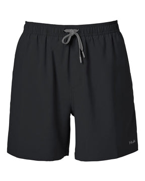 HUK Men's Pursuit Volley Shorts. H200184 - Black