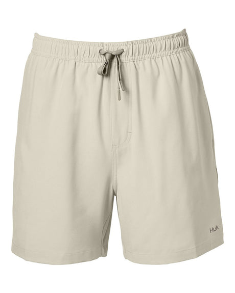 HUK Men's Pursuit Volley Shorts. H200184 - Khaki