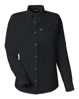HUK Women's Tide Point Shirt. H615006 - Black