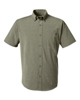HUK Men's Kona Short Sleeve Solid Shirt. H150154 - Moss