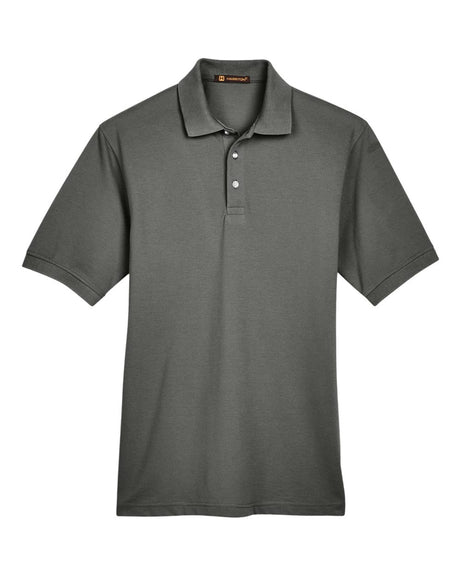 Harriton Men's Easy Blend™ Polo. M265 - Charcoal