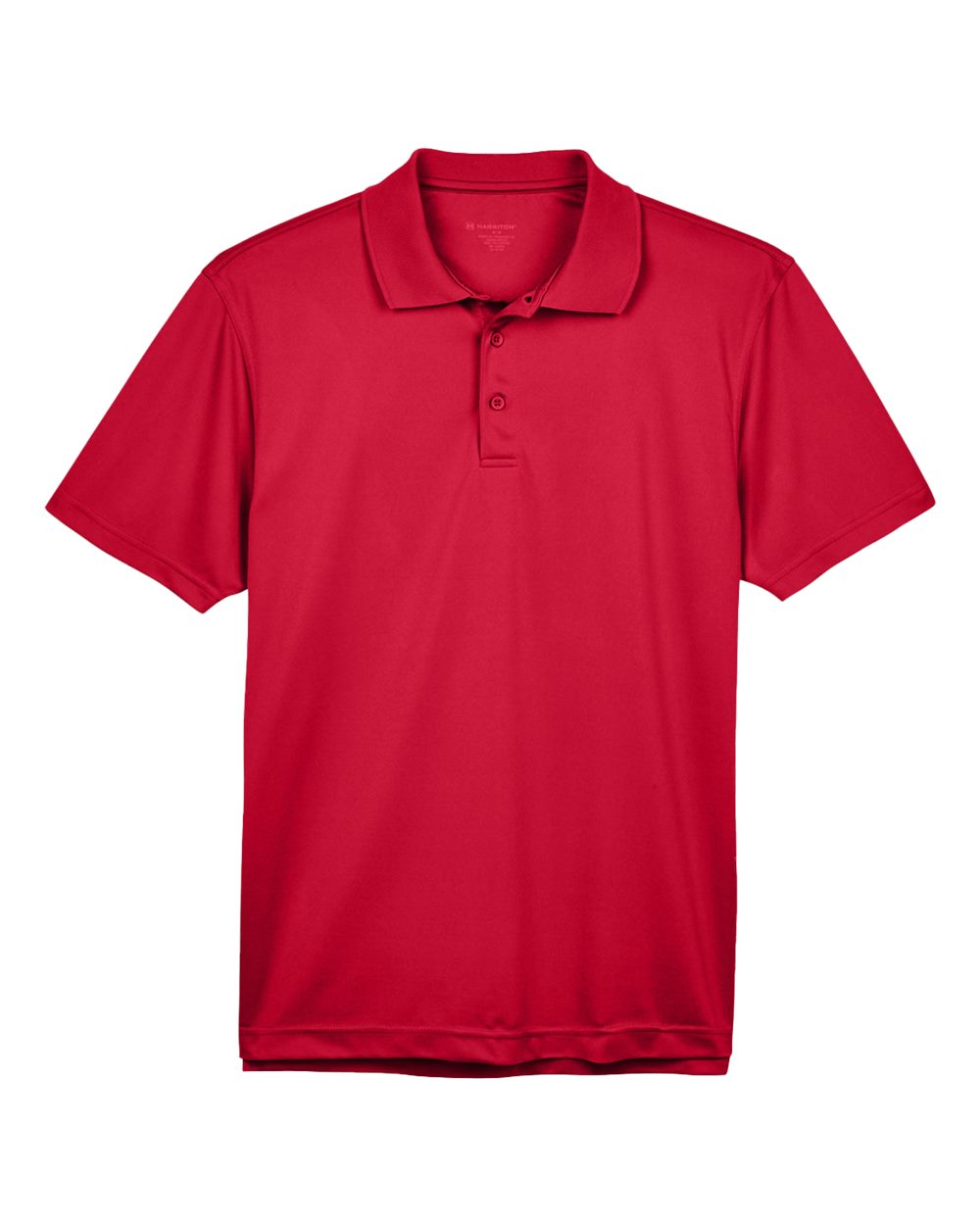Harriton Men's Polyester Jersey Polo. M315 - Red