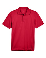 Harriton Men's Polyester Jersey Polo. M315 - Red